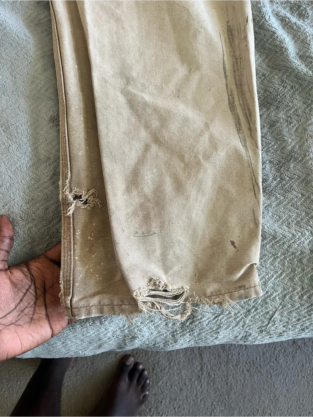 Thrashed Carhartt Work Pants
